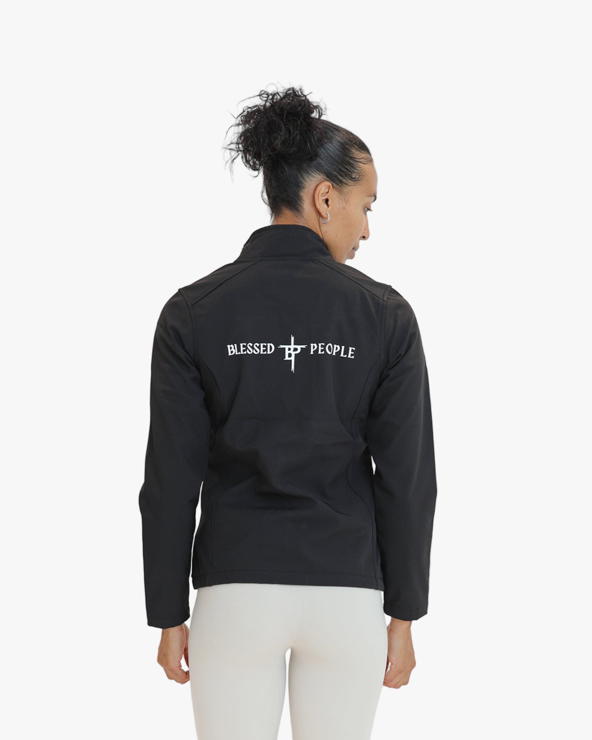 Sudadera negra de mujer