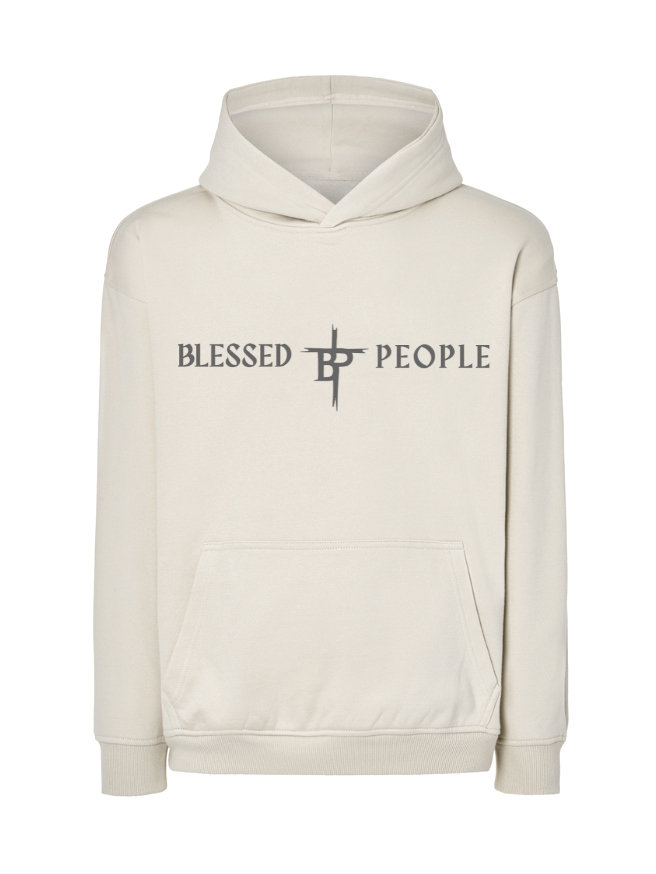 SUDADERA BEIGE "BLESSED PEOPLE"
