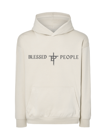 SUDADERA BEIGE "BLESSED PEOPLE"