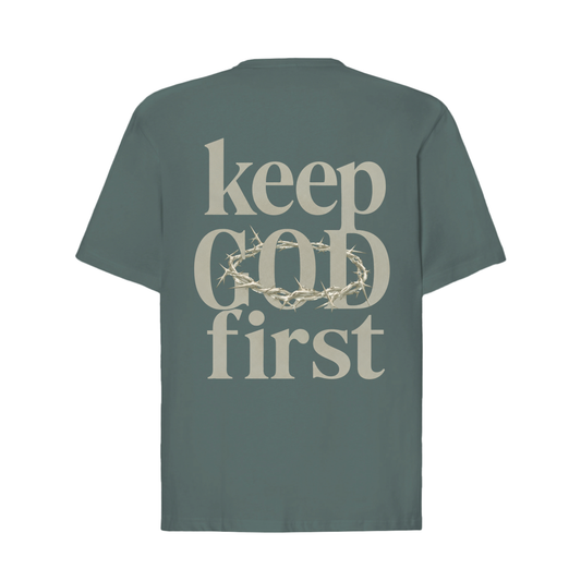 Cameseta Oversize- Keep God First