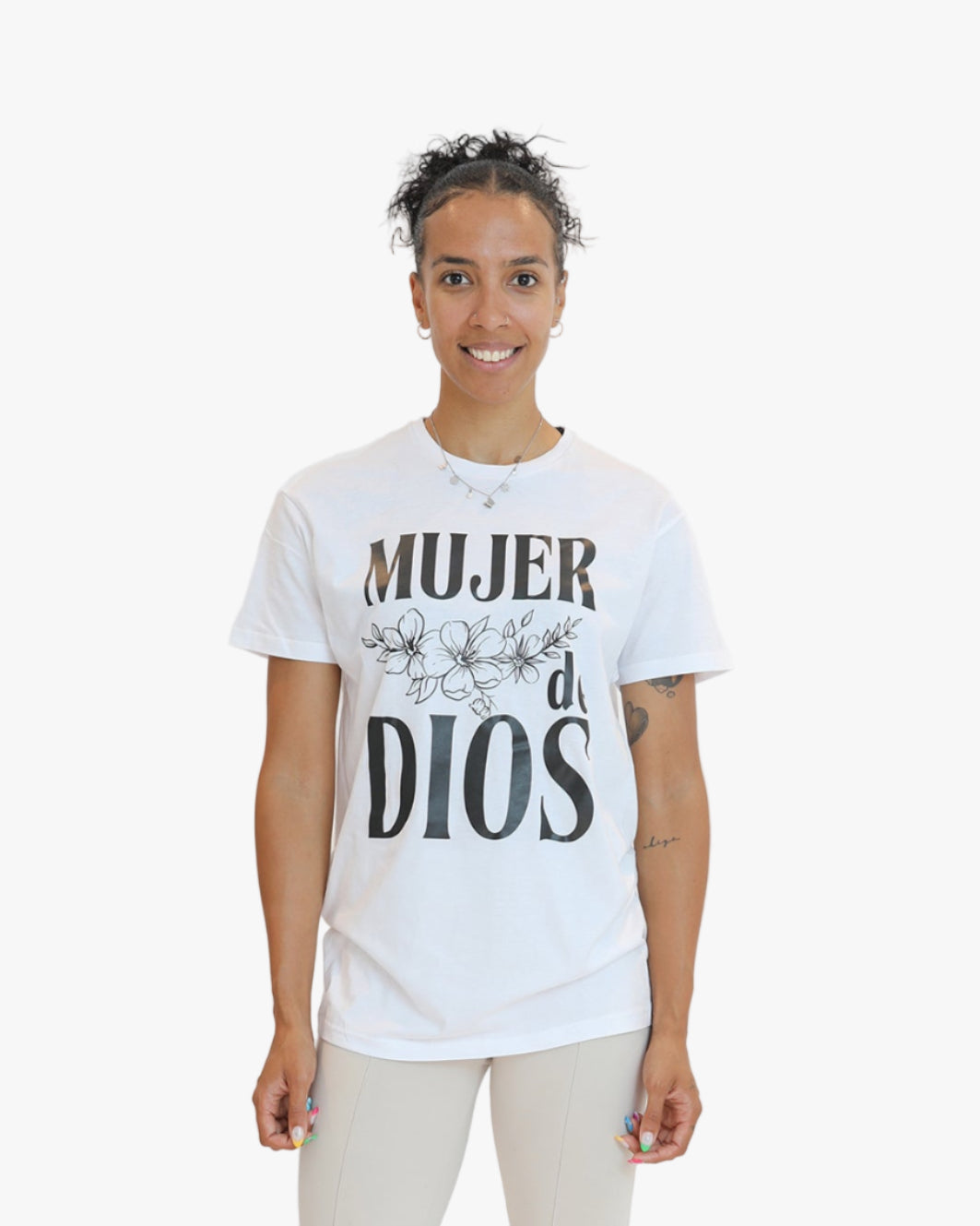 Camiseta blanca de chica