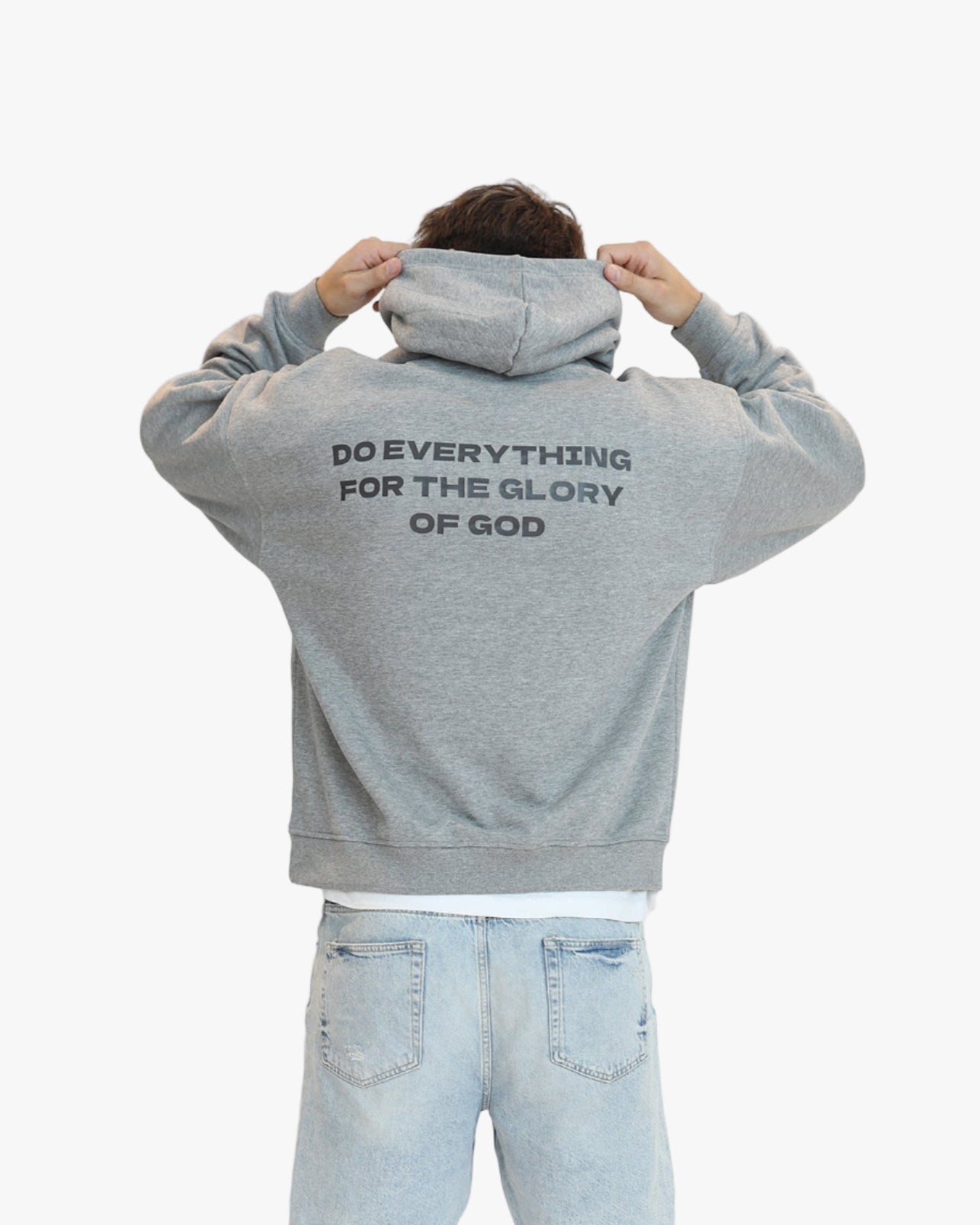 Sudadera gris hombre