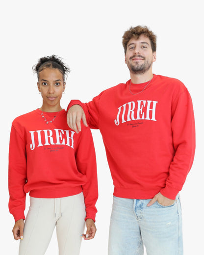 Sudadera roja unisex